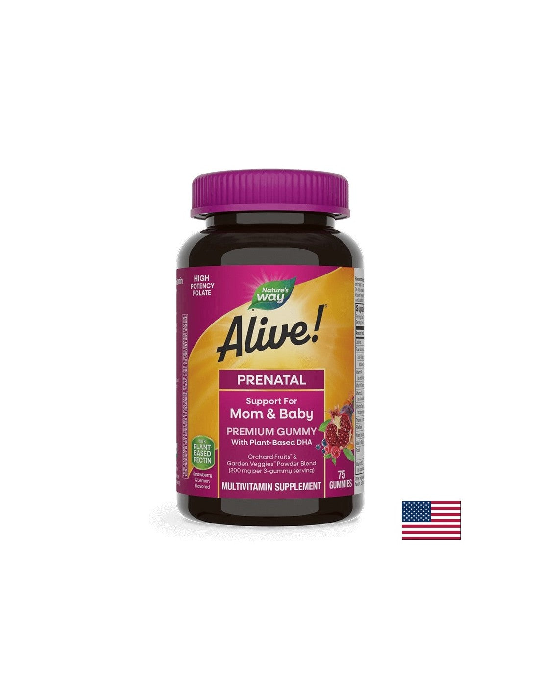 <tc>Alive</tc>! - <tc>Alive</tc> Premium-Multivitaminpräparat für Schwangere, 75 Nature's Way Geltabletten
