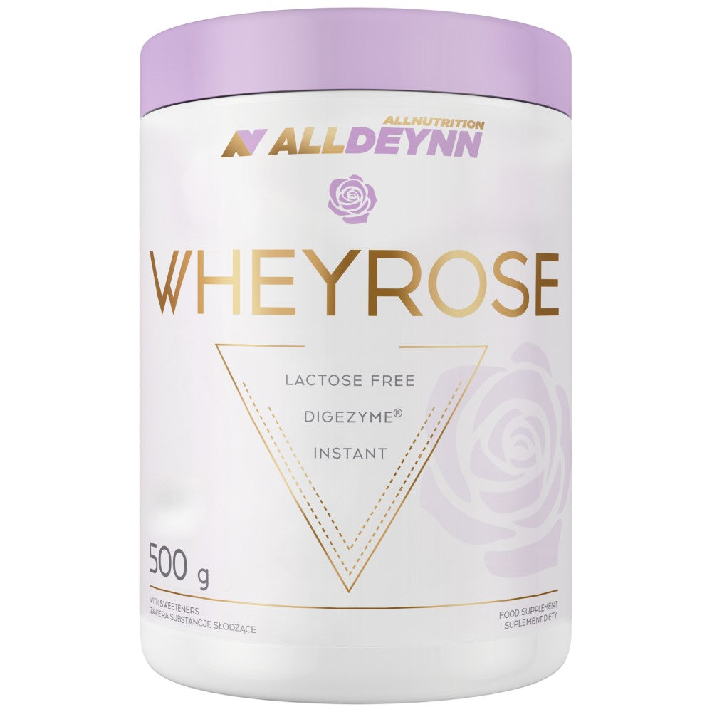 AllDeynn | WheyRose – Laktosefreies Protein mit DigeZyme – 500 Gramm