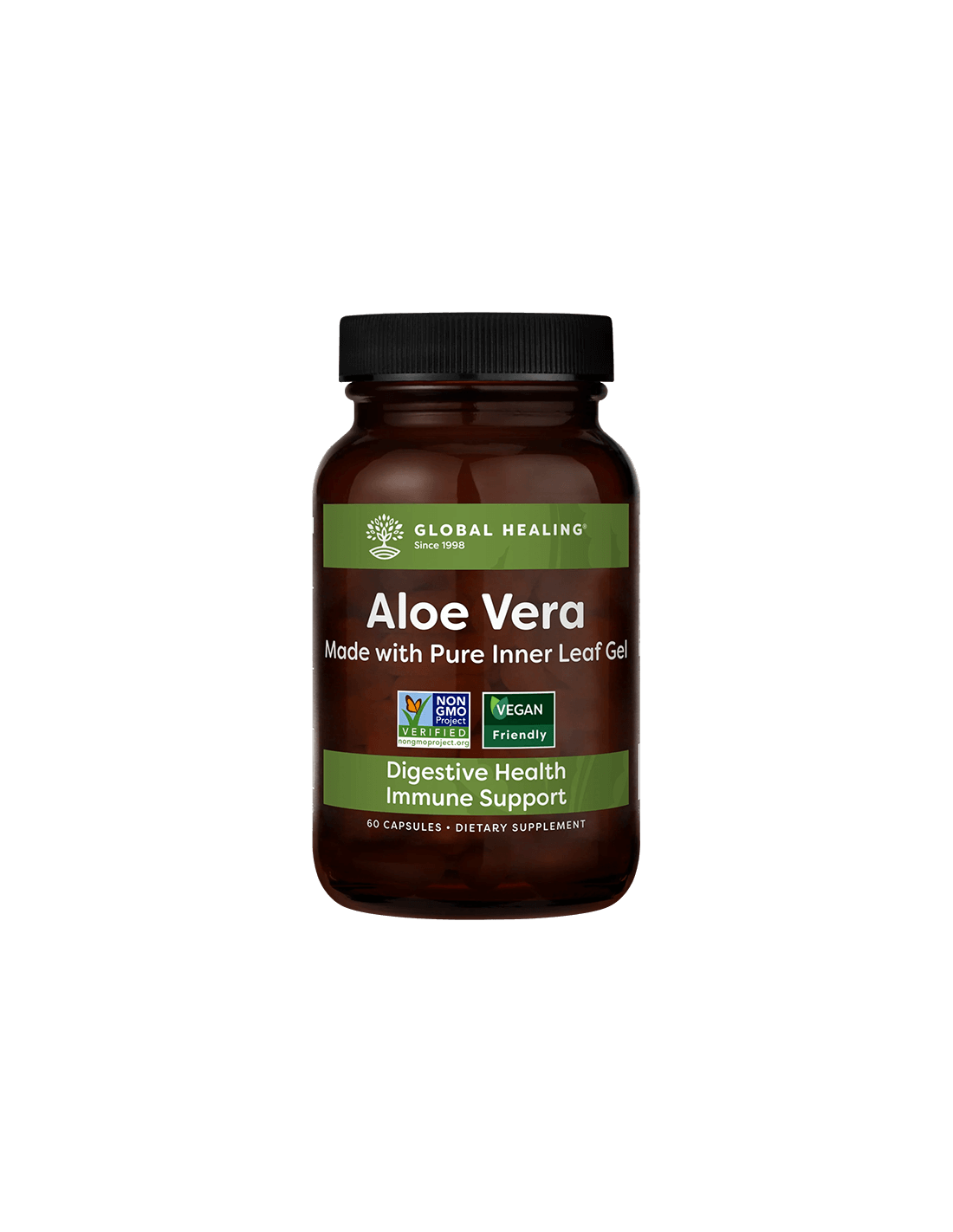 Aloe Fuzion™ Bioaktive Formel/Bioaktive Aloe Vera Formel, 60 Kapseln Global Healing