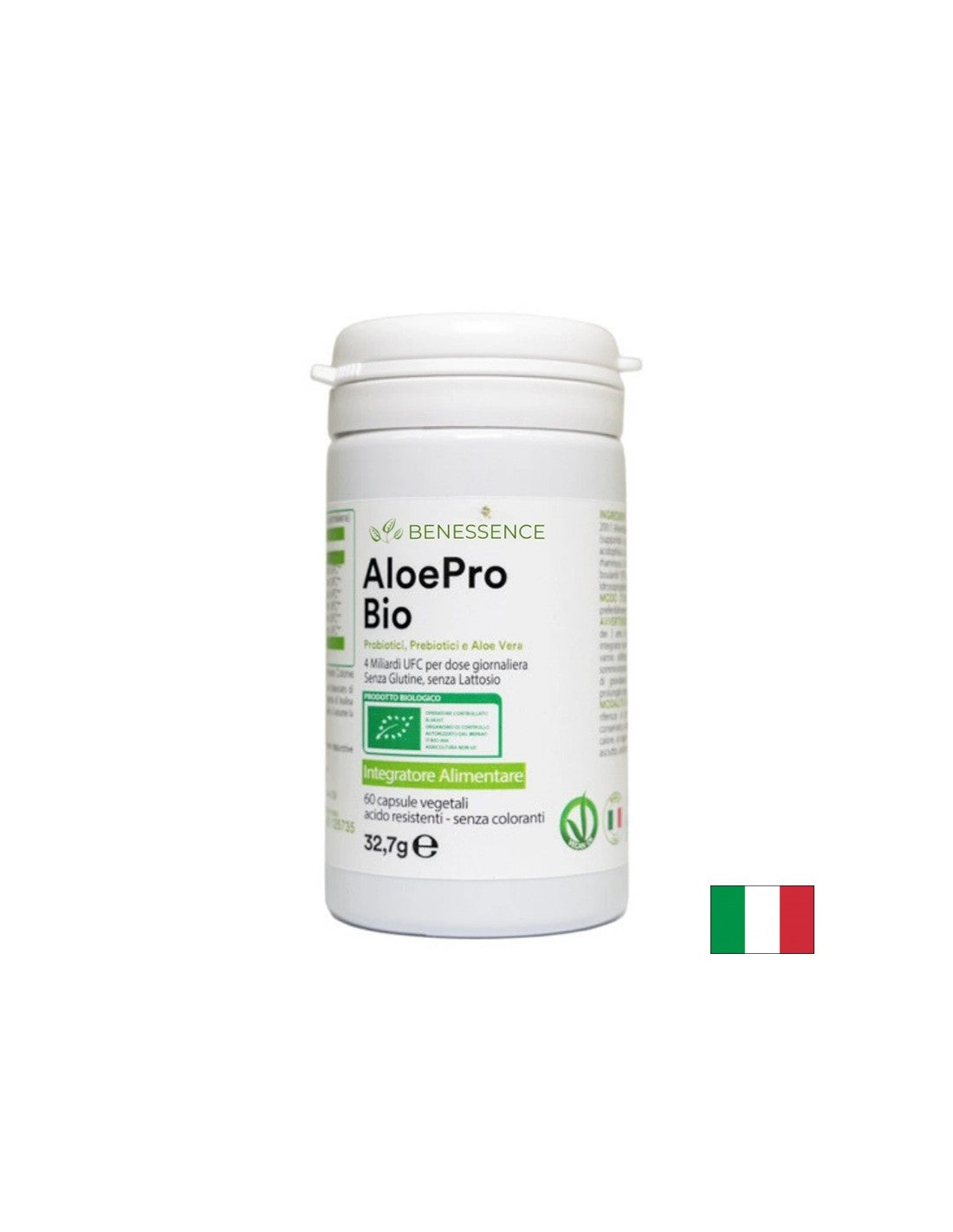 Aloe Pro Aloe Vera + Probiotika und Präbiotika – für die Gesundheit, Gleichgewicht und Immunabwehr, 60 Kapseln