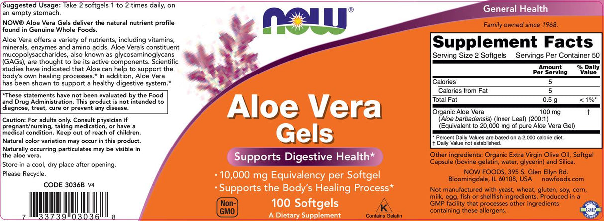 Aloe-Vera-Gele – 100 Gelkapseln