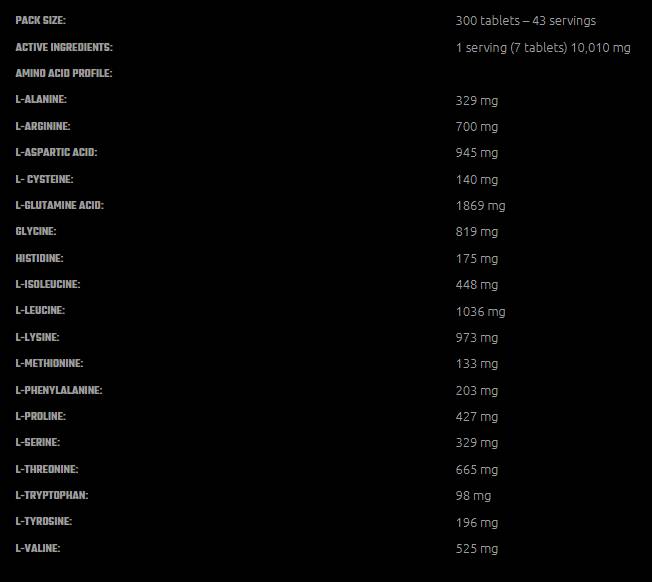 Amino 10.000 - 300 Tabletten