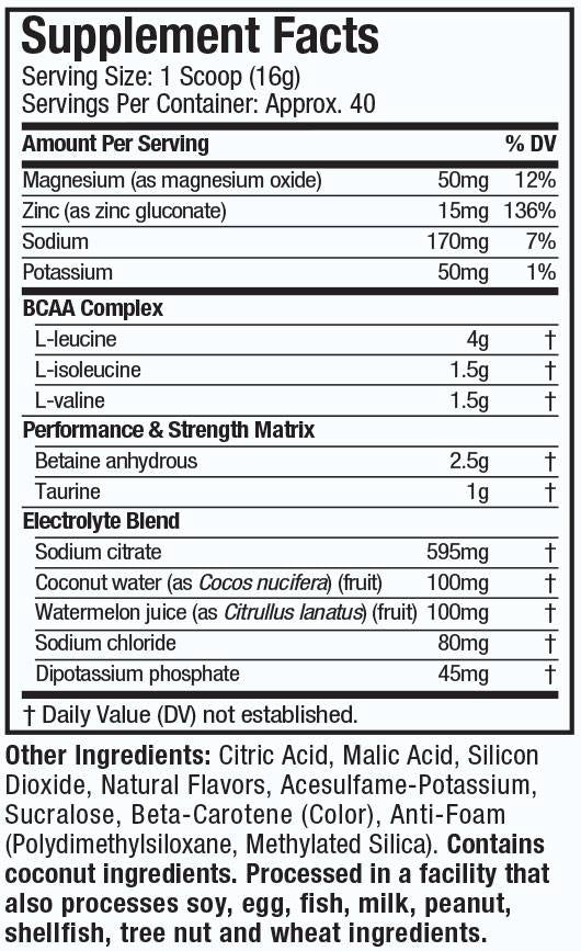 Amino Build/Leistungssteigernde BCAA-Formel 400 Gramm