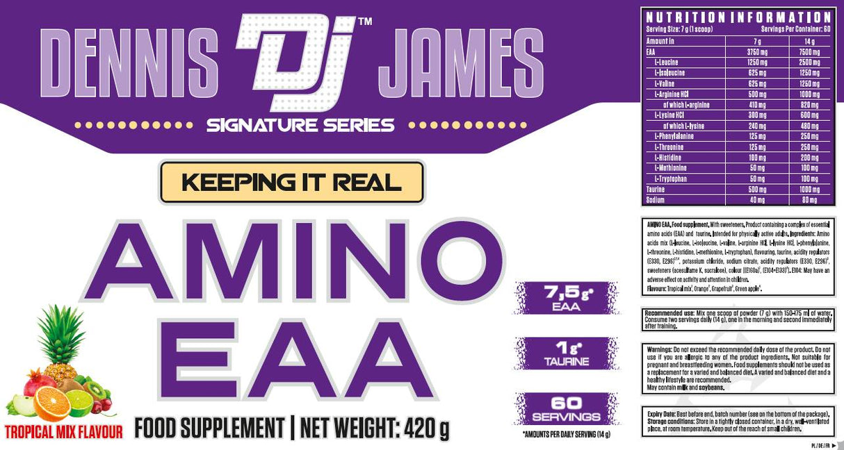 Amino EAA Pulver | mit Taurin - 420 Gramm