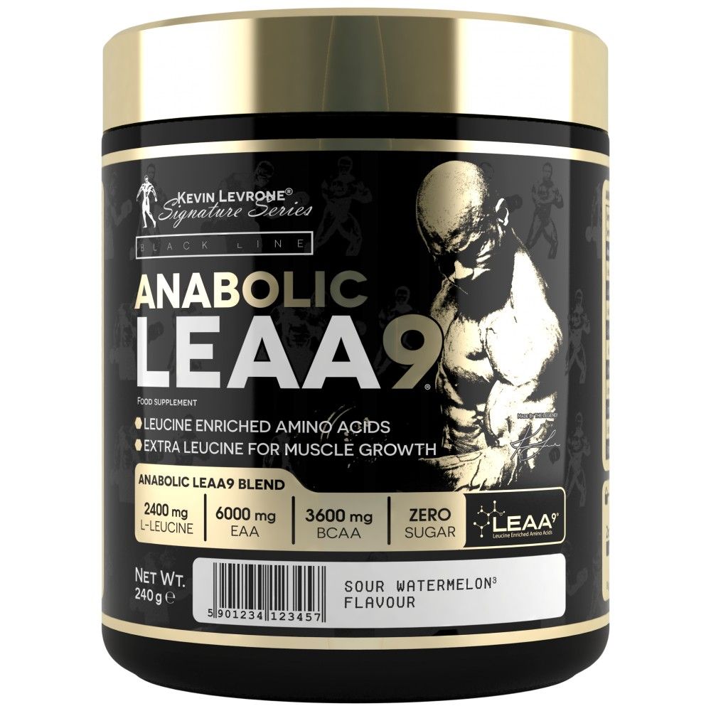 Anaboles LEAA9 | Mit Leucin angereicherte essentielle Aminosäuren – 240 Gramm