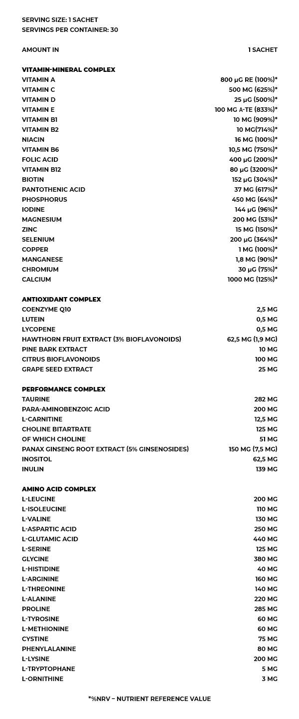 Anabolic Vita Pak – 30 Packungen