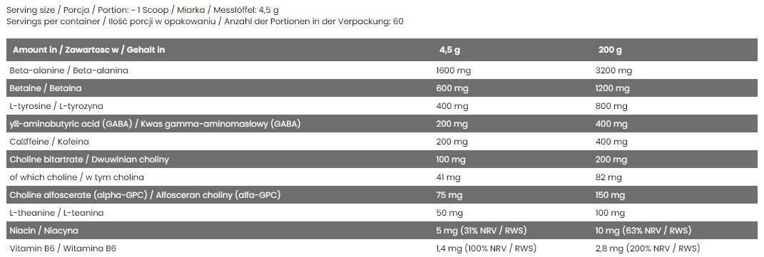 Angel Dust Pre-Workout/Energizer der nächsten Generation – 9 Gramm