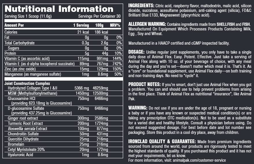 Animal Flex Powder – 348 Gramm
