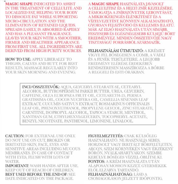 Anti-Cellulite-Creme – 200 ml