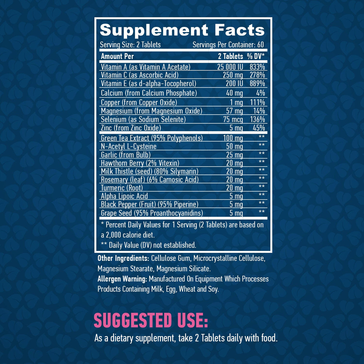 Antioxidans-Komplex 120 Tabs.