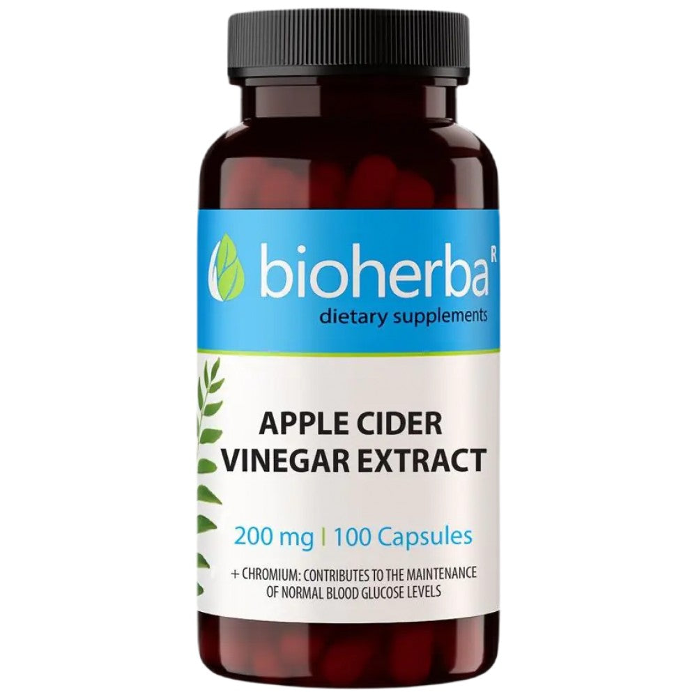 Apfelessig-Extrakt 200 mg – 100 Kapseln