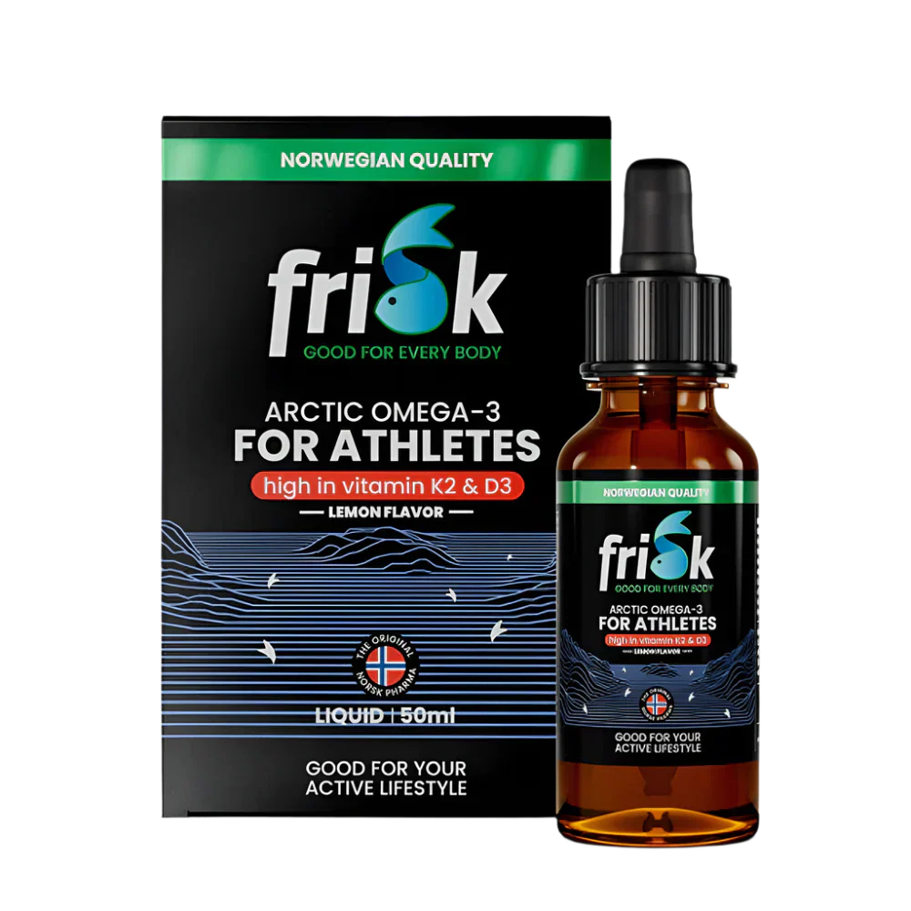 Arctic Sport – Omega-3 für Sportler – Wildfisch aus Norwegen/Zitronengeschmack – 50 ml