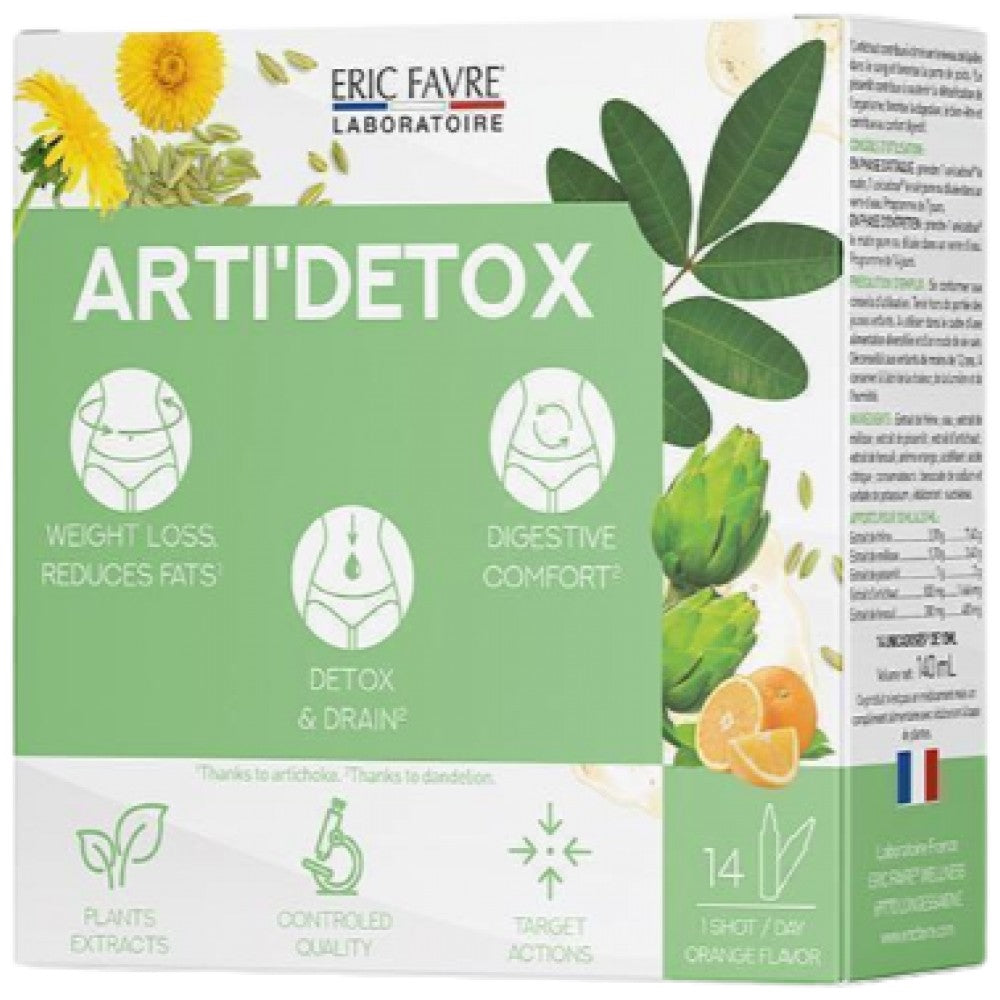 Arti Detox | Artischocken-Entgiftungsprogramm – 14 x 10 ml