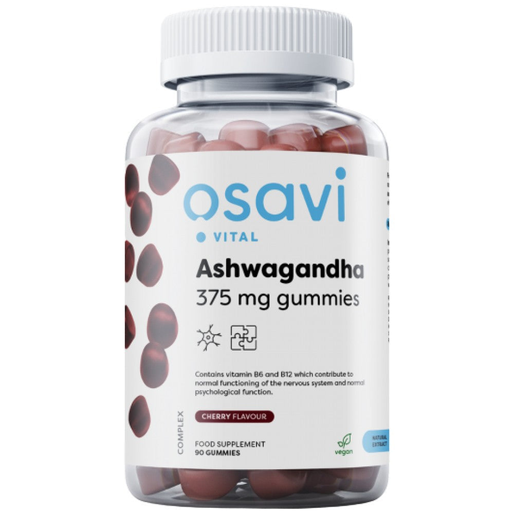 Ashwagandha 375 mg Gummibonbons – 90 Gummibonbons