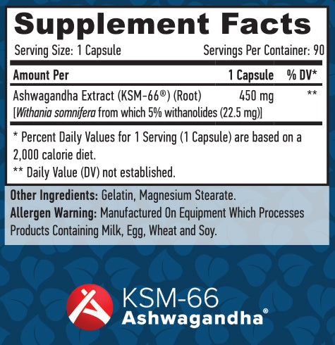 Ashwagandha KSM-66/90 Kapseln