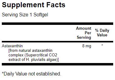 Astaxanthin 8 mg 30 Gelkapseln