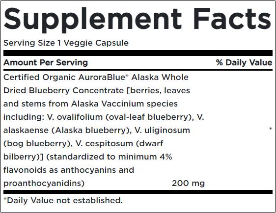 AuroraBlue/Wild Alaska Blueberry Complex – 30 Kapseln