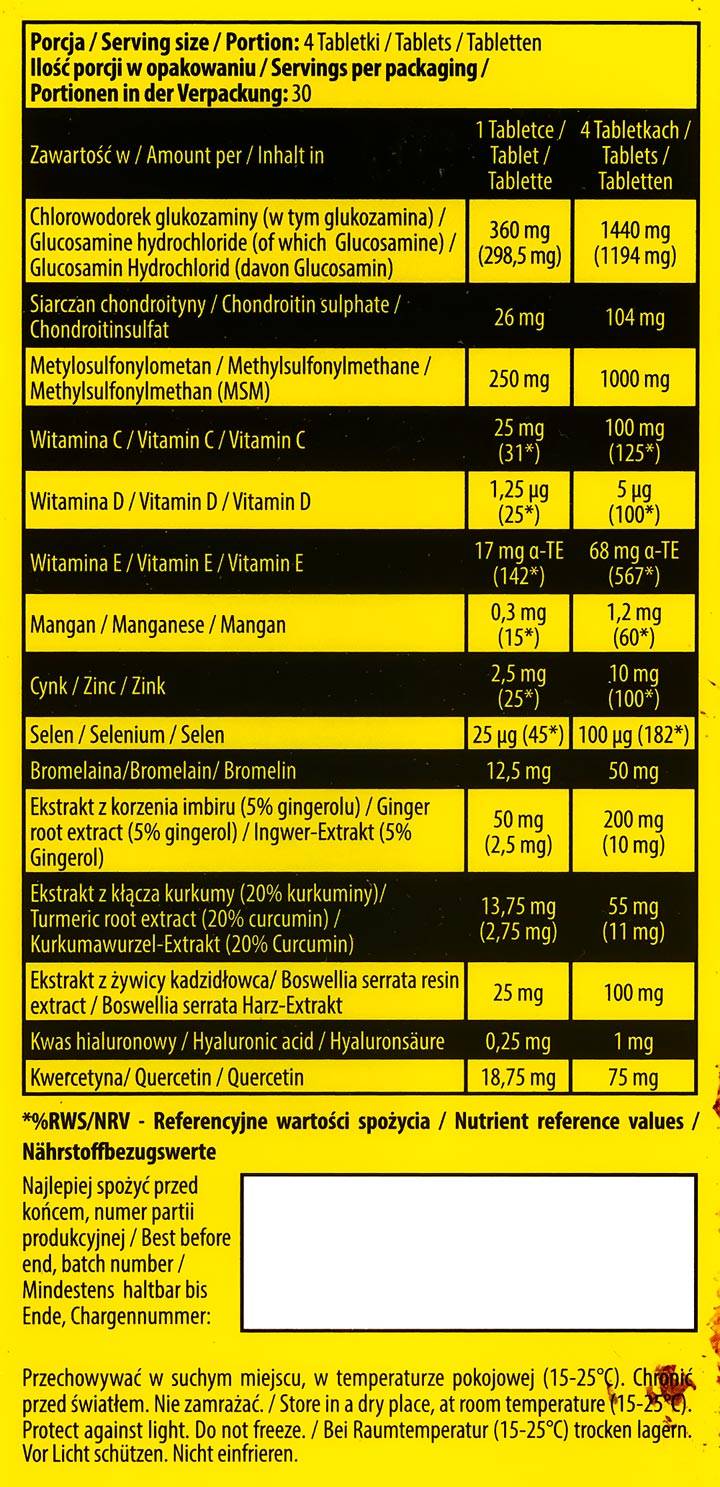 Achsen-/Gelenkkomplex – 120 Tabletten