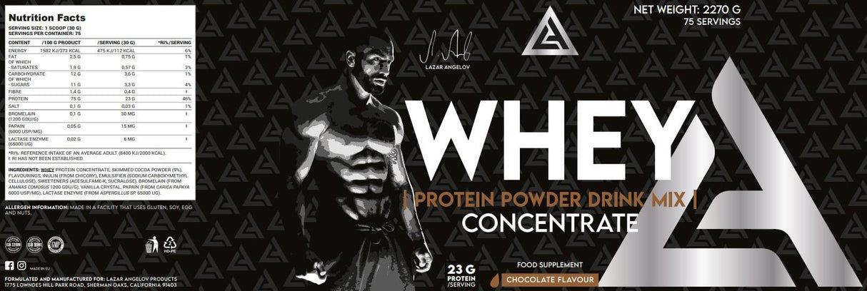 La Whey Protein Conconc | Premium -Getränkemischung - 30 Gramm