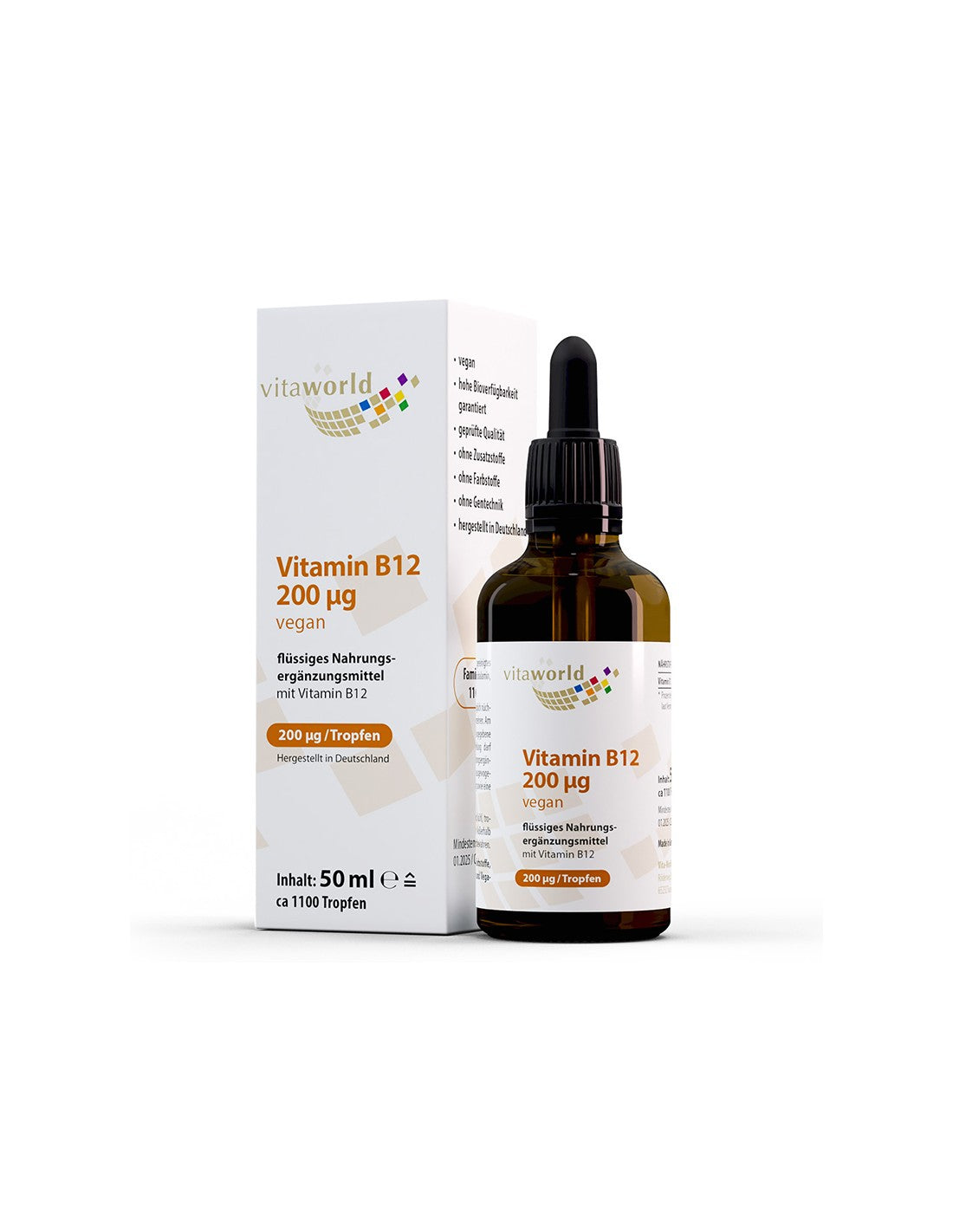 Nervensystem – Vitamin B12 200 µg, 50 ml Tropfen