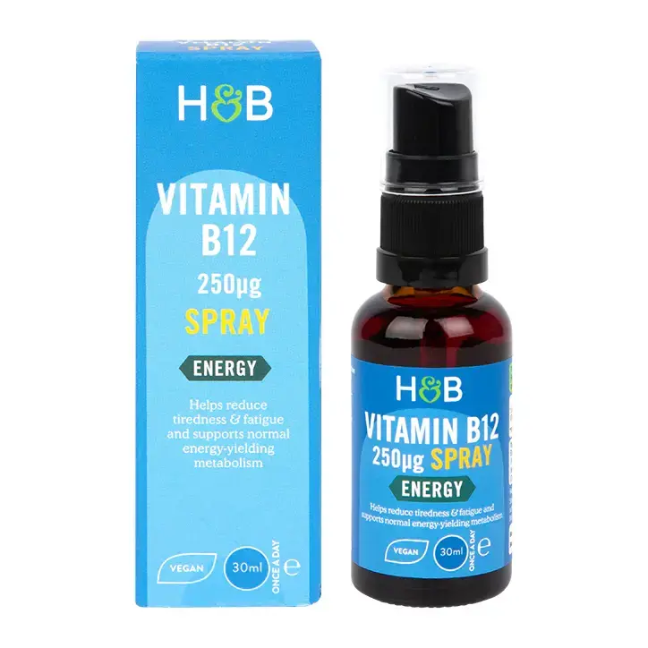 Vitamin B12 (Methylcobalamin) Mundspray (Vitamin B12 Energy Spray) 250ug 30ml HOLLAND & BARRETT