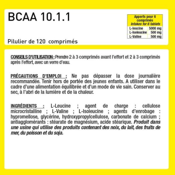 BCAA 10.1.1 – 120 Tabletten