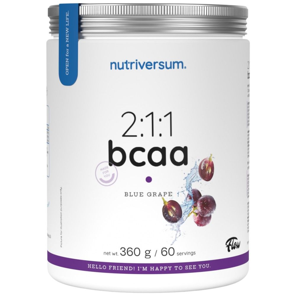 BCAA 2:1:1 Pulver | Durchfluss - 360 Gramm