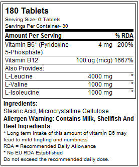 BCAA 6000 – 180 Tabletten