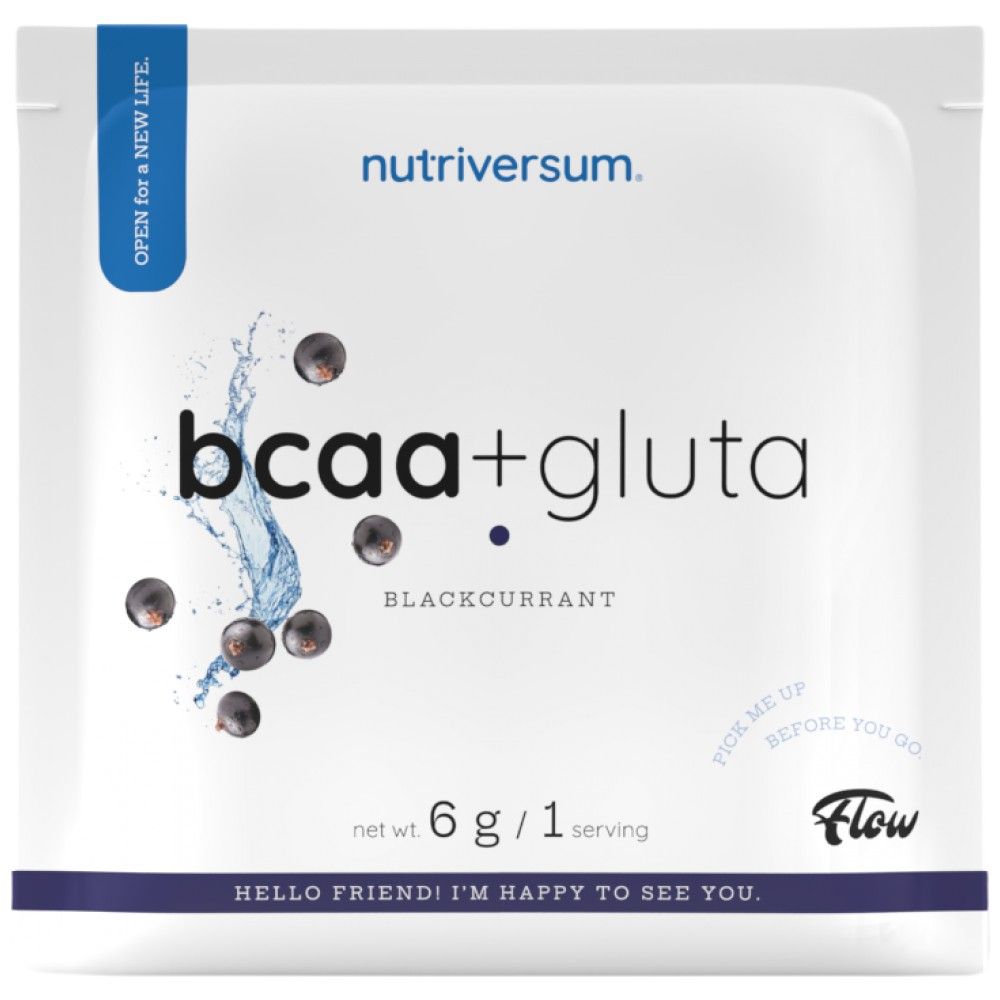 BCAA + Gluta-Pulver | Fluss - 6 Gramm
