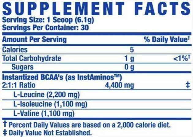 BCAA-Pulver XS – 183 Gramm