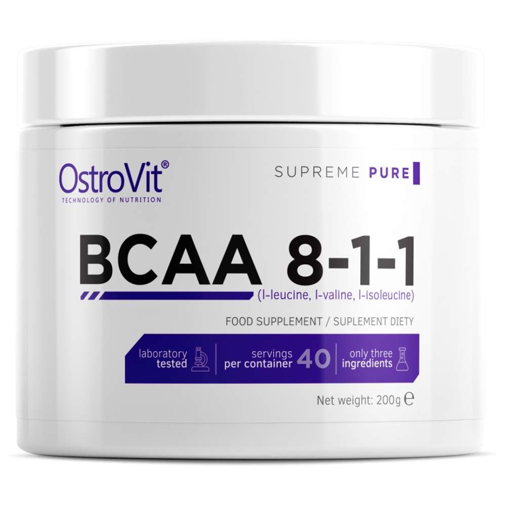 BCAA 8: 1: 1 Pulver - 200 Gramm