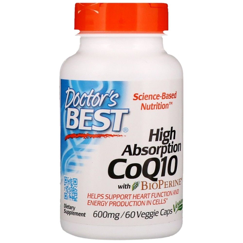 BESTES CoQ10 mit Bioperine 600 mg – 60 Kapseln