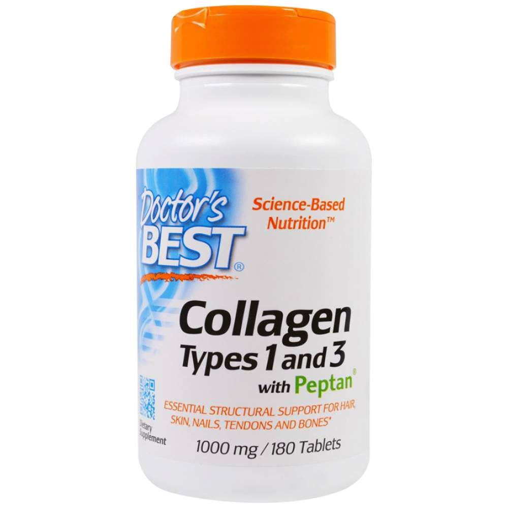 BESTES Kollagen Typ 1 und 3/1000 mg – 180 Tabletten