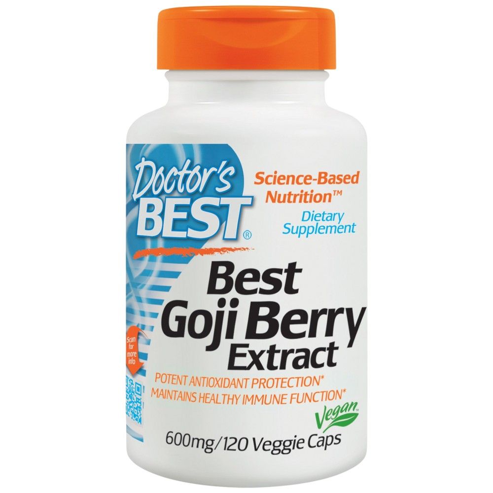 BESTER Goji-Beeren-Extrakt 600 mg – 120 Kapseln