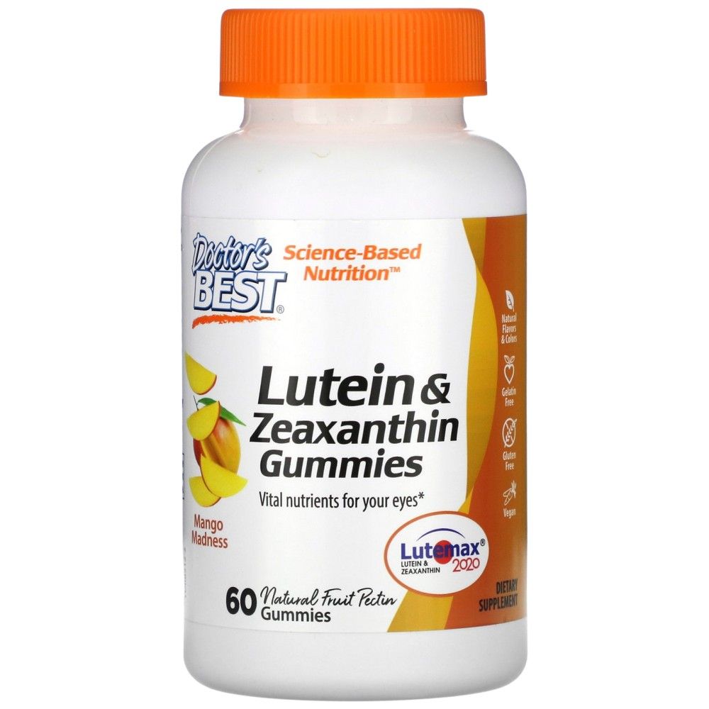 BESTE Lutein- und Zeaxanthin-Gummis – 60 Gummis