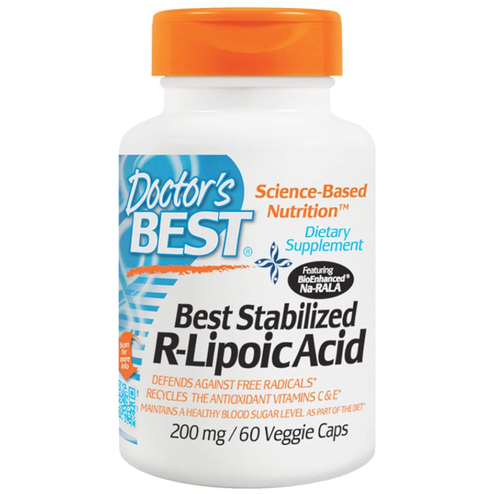 BESTE R-Liponsäure/stabilisiertes NA-R-ALA 200 mg – 60 Kapseln