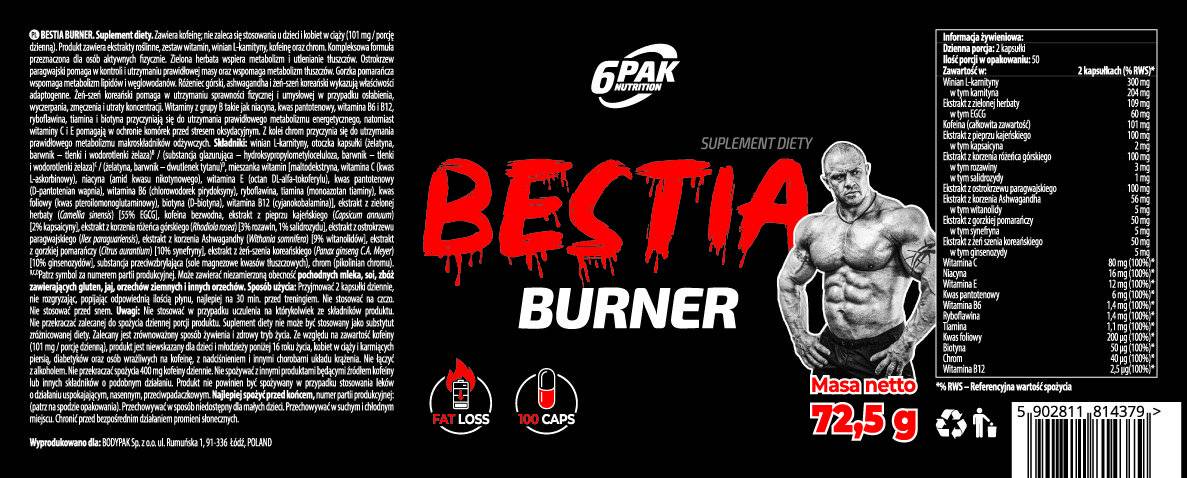 BESTIA Burner – 100 Kapseln