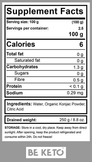 BIO Konjac Spaghetti – 320 Gramm