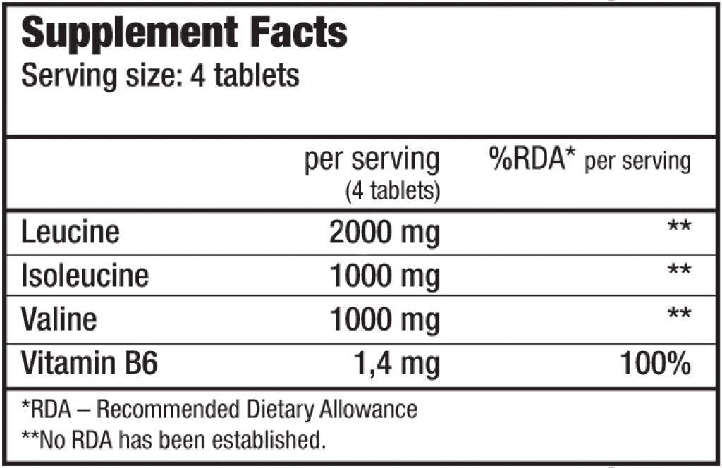 <tc>BioTech USA</tc> BCAA + B6 340 Tabletten.