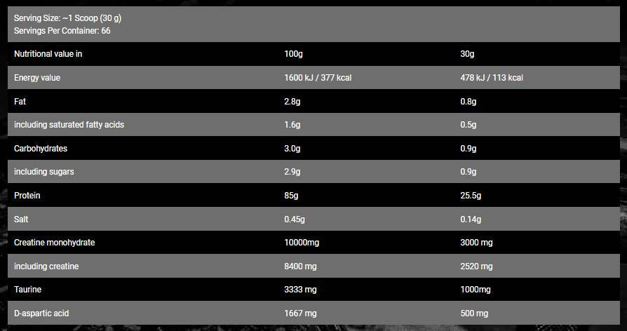 <tc>BAD ASS</tc> Isobolic | Molkenproteinisolat mit DAA & Kreatin - 2000 Gramm