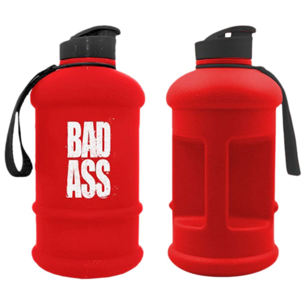 <tc>BAD ASS</tc> /Matte Wasserkaraffe/Weißes Logo 1300 ml