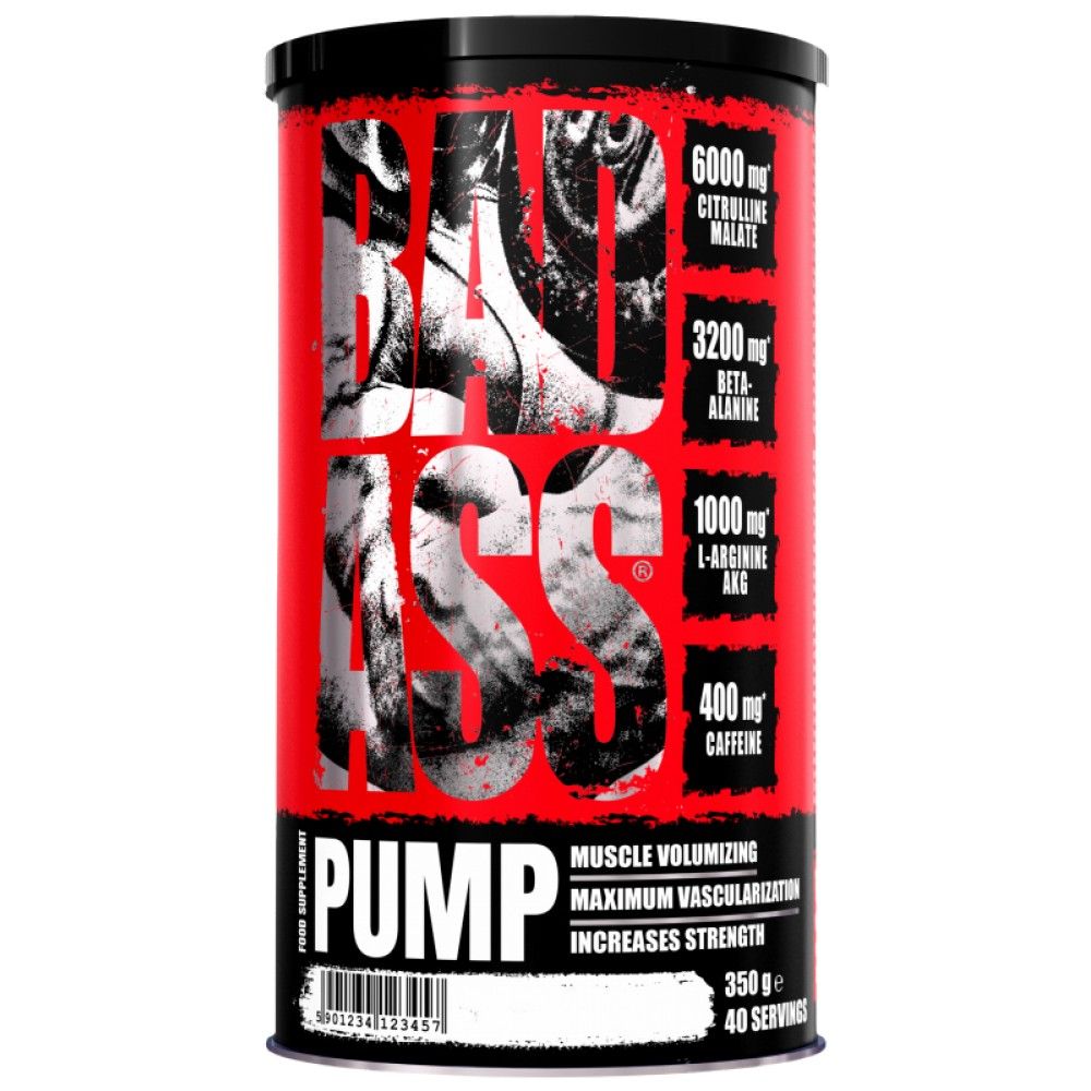 <tc>BAD ASS</tc> PUMP | Komplette Pre-Workout-Formel – 350 Gramm