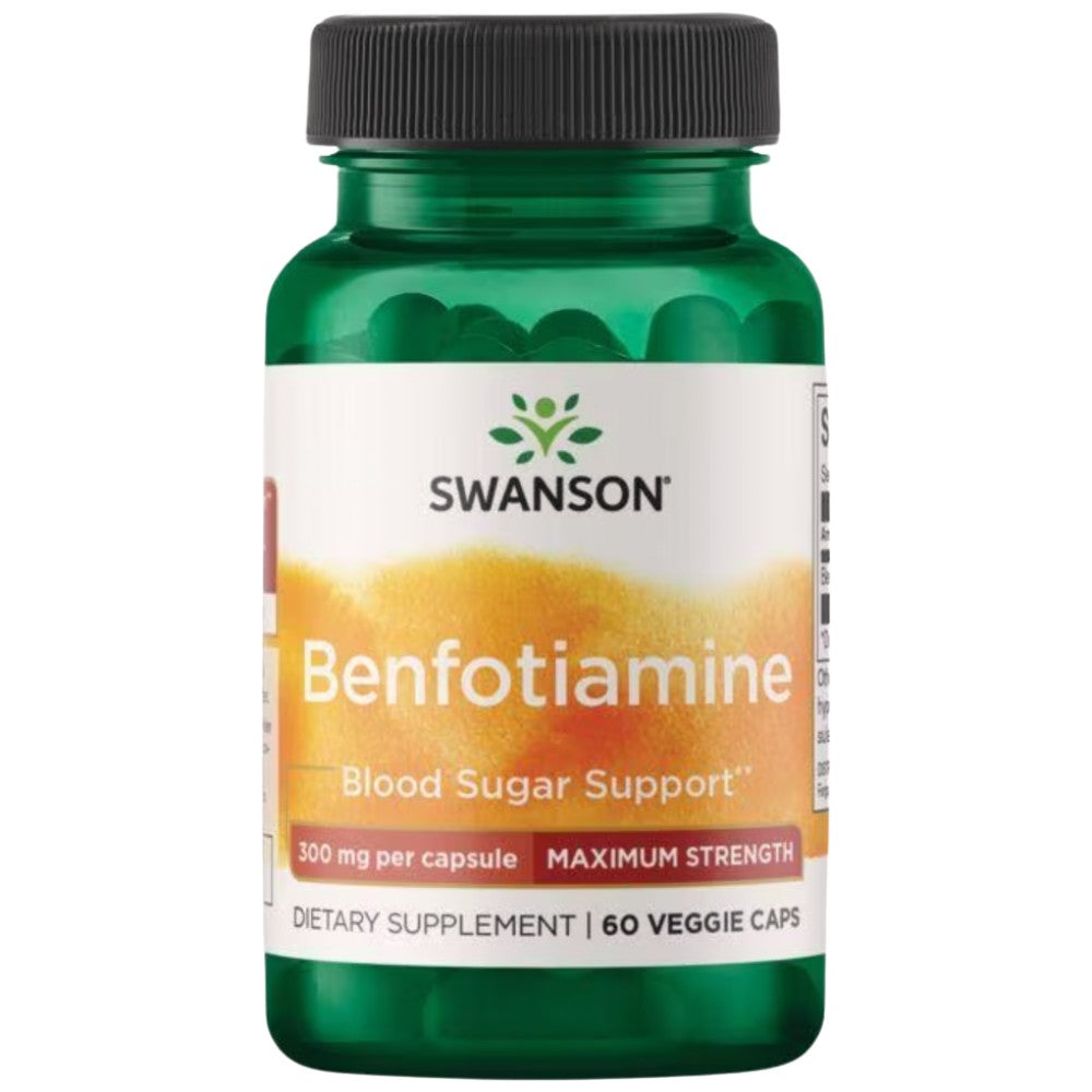 Benfotiamin 300 mg – Maximale Stärke – 60 Kapseln