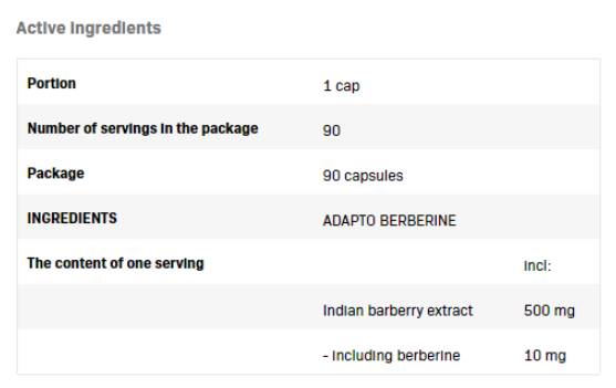 Berberin 500 mg – 90 Kapseln