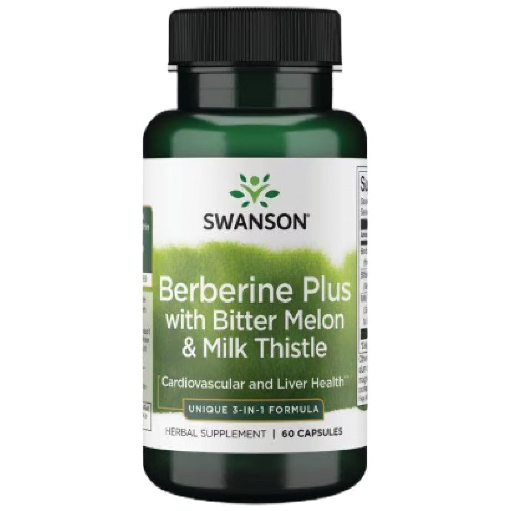 Berberin Plus | mit Bittermelone und Mariendistel 60 Kapseln