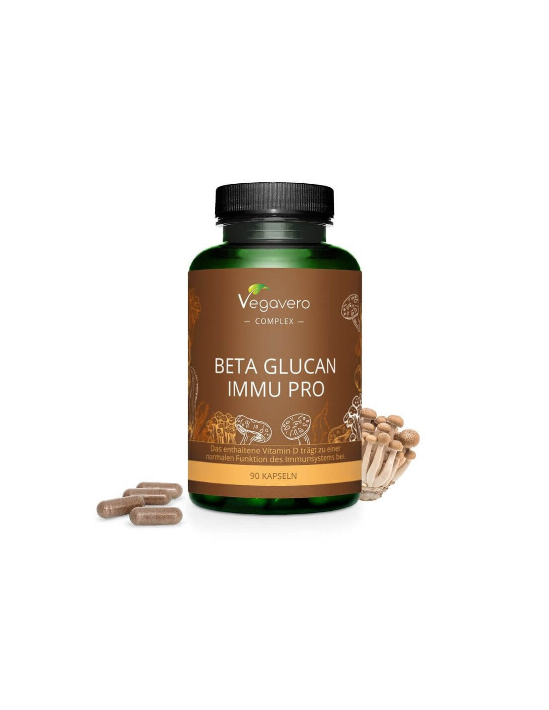 Beta Glucan Immu Pro, 90 Kapseln, 100 % vegan <tc>Vegavero</tc>