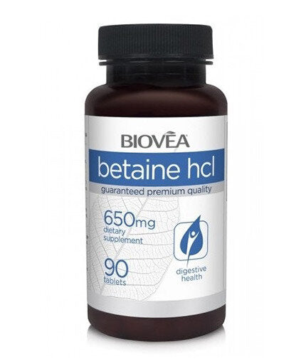 Betain HCL 650 mg/90 Tabs