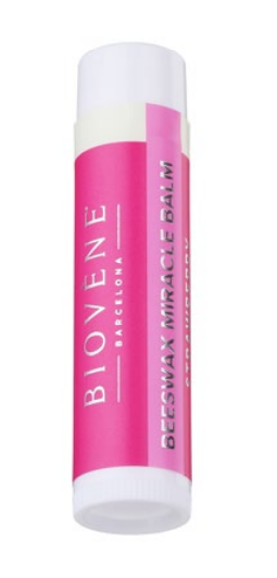 Lippenbalsam mit Bienenwachs und Erdbeere - unwiderstehlicher Geschmack und Pflege - 4 Stücke