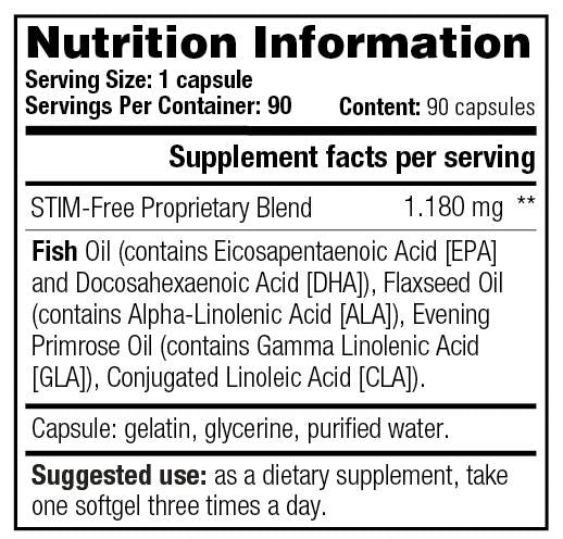 Schwarz Verbrennung / stimperfrei - 90 Kapseln