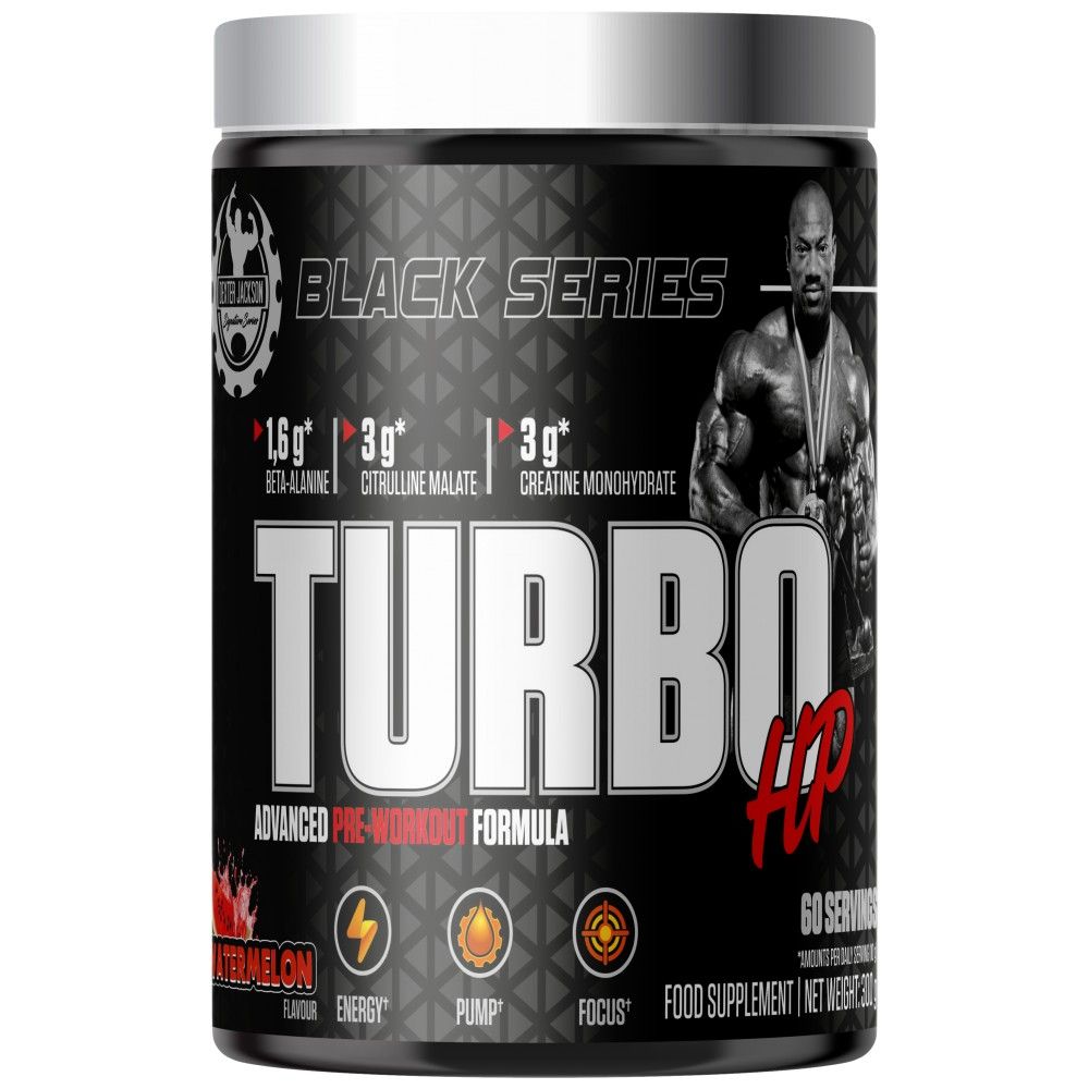 Schwarze Serie | Turbo HP Advanced Pre-Workout Formula – 300 Gramm